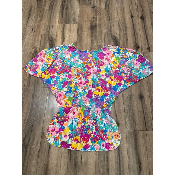 Anne Cole Womens Multicolor Beach Coverup Tunic Swimwear S/M 100% Polyester - Picture 1 of 5